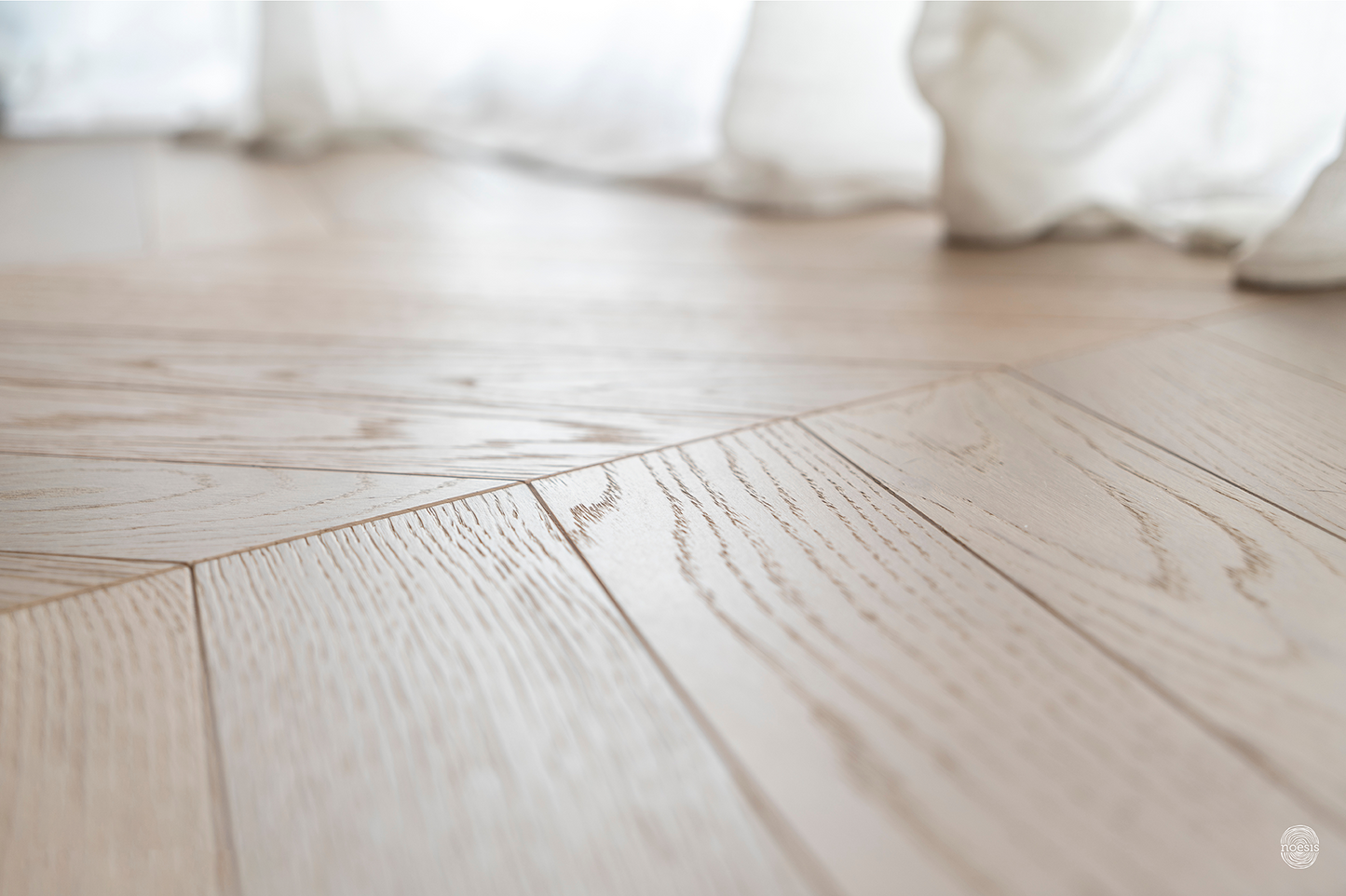Light rustic European Oak flooring for busy households. Easy to clean, beautiful to behold.